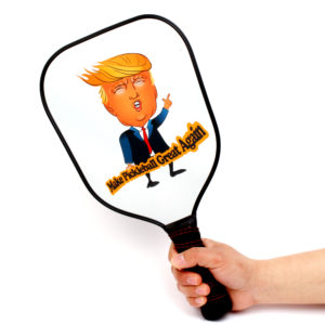 Composite Pickleball Paddle with Donald Trump Cartoon