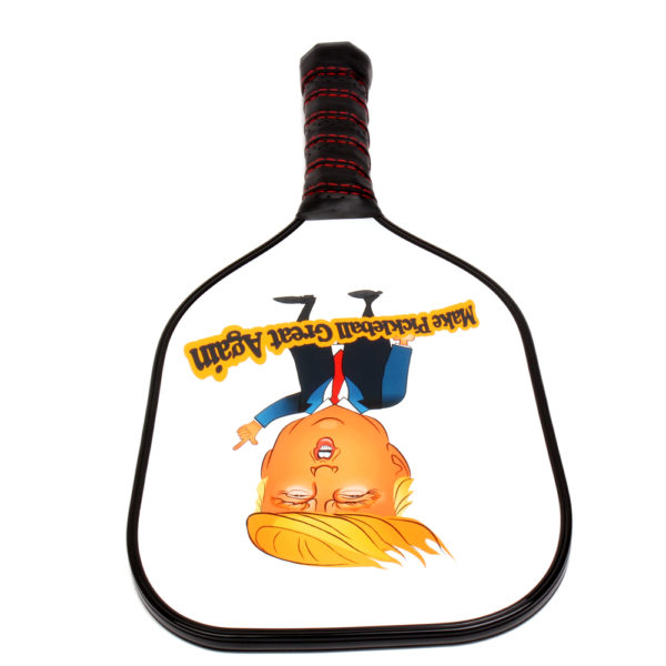 Composite Pickleball Paddle with Donald Trump Cartoon - Image 4