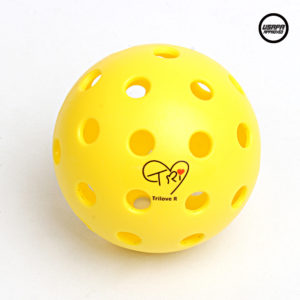 40-hole Outdoor Pickleball Ball with Authentic Bounce Technology and Exceptional Durability