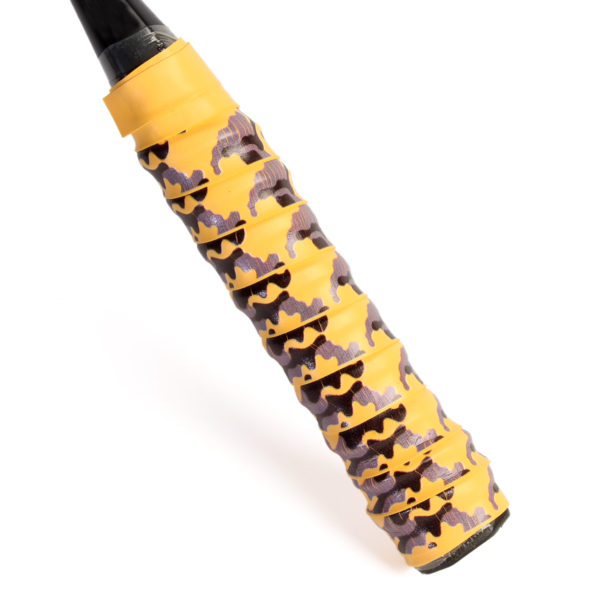 Yellow Camouflage Ridged Over grips - Image 3