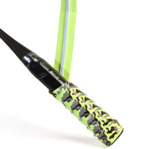 Neon Yellow Camouflage Overgrips for Padel Rackets