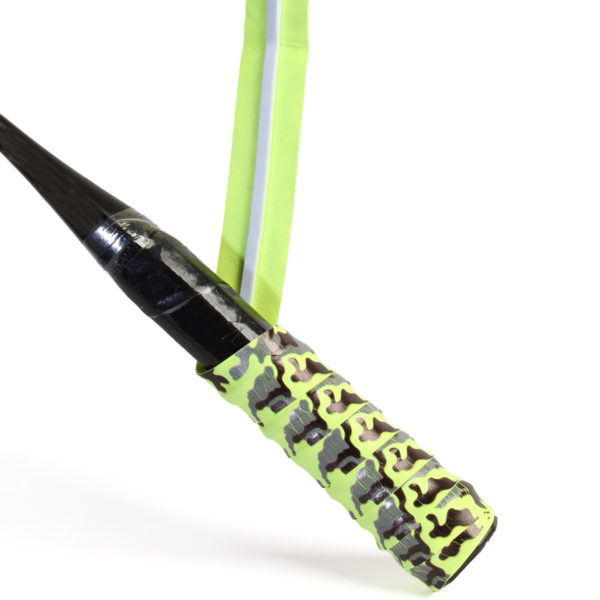 Neon Yellow Camouflage Overgrips for Padel Rackets