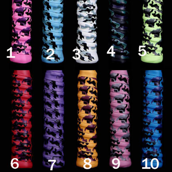 Pink Camouflage Overgrips for Padel Rackets - Image 3